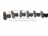 Ford Fuel Injectors OEM 6F2E-B4A Set of 6 New 6F2Z-9F593-A