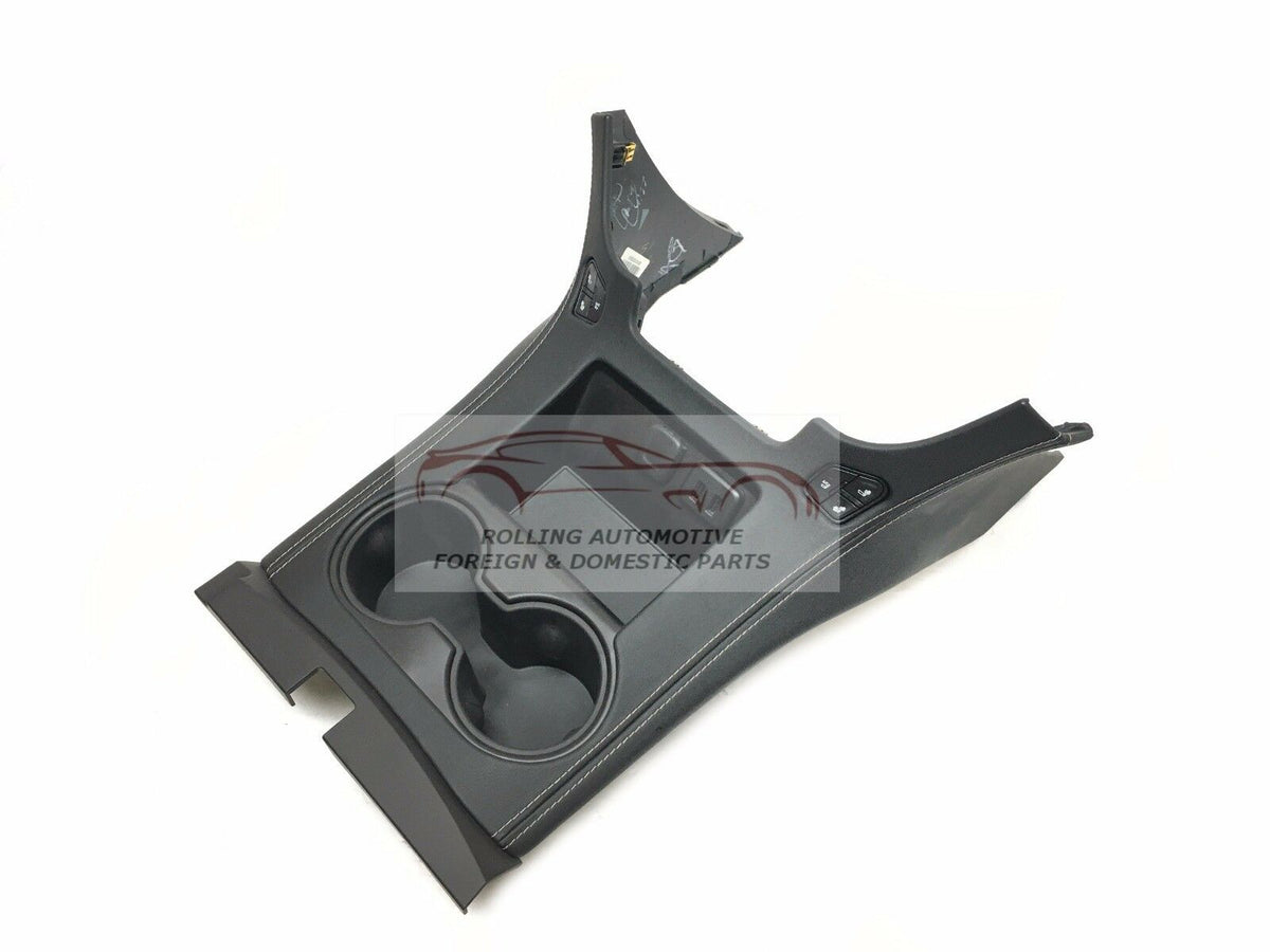 Tahoe Suburban Yukon Denali Black Leather Center Console Armrest Lid N