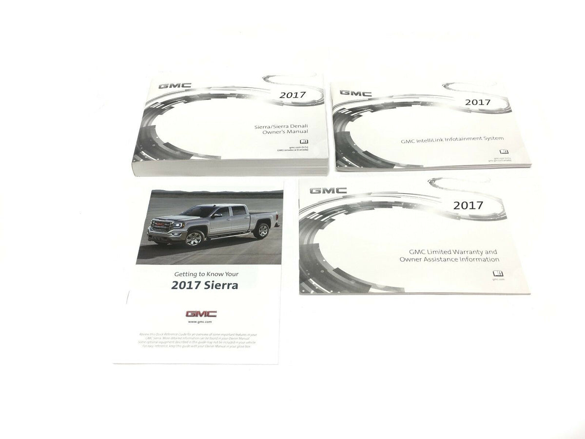 2017 GMC Sierra Denali Owners Manual Booklet New OEM Rolling