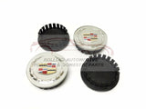 Cadillac CTS ATS DTS XLR STS SRX XTS Center Hub Cap OEM New 9595439 Silver 4pc