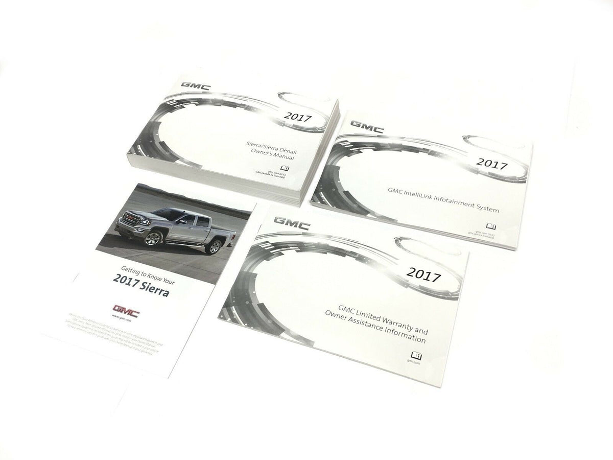 2017 GMC Sierra Denali Owners Manual Booklet New OEM Rolling