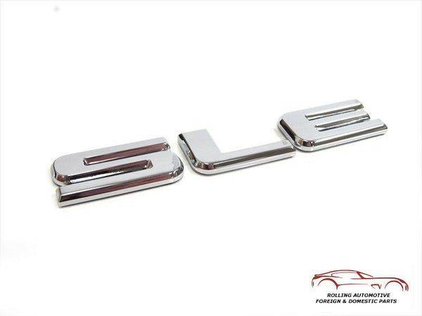 GMC SLE Emblem Badge Nameplate Chrome 3D New OEM 2pc