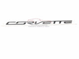 Chevrolet Corvette C7.R Z06 Rear Bumper Emblem Badge Nameplate Black New OEM