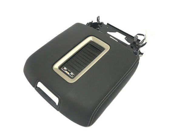2015-2017 GMC Yukon Center Console Armrest Lid Black w/ Wireless Phone Charger