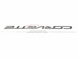 Chevrolet Corvette C7.R Z06 Rear Bumper Emblem Badge Nameplate Black New OEM
