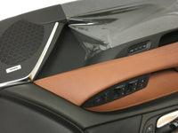 Front LH Driver Side Door Trim Panel Cadillac Escalade Black Suede Kona Leather
