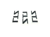 Chevrolet Silverado Tahoe Suburban LTZ Emblem Badge 3D Chrome 3pc New OEM