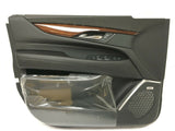 Front LH Driver Side Door Trim Panel Cadillac Escalade Black / Suede w/ Switches