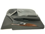 Front LH Driver Side Door Trim Panel Cadillac Escalade Black / Suede w/ Switches