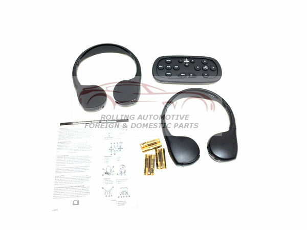 Chevrolet Silverado GMC Sierra Wireless Headphones w/ Remote KIT New OEM