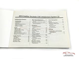 2015 Cadillac Escalade Cue Infotainment Manual Booklet New
