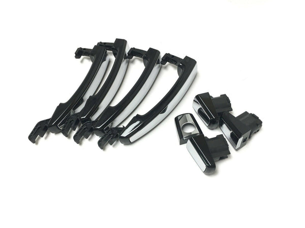 Chevrolet Sonic Exterior Door Handle Carbon Flash w/Chrome 4pc Set New OE