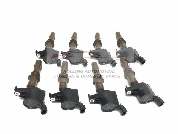 Ford Ignition Coils 4.6L 5.4L 3V Brown Coil Boot New OEM Set of 8