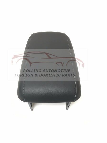 Canyon Colorado Center Floor Console Leather Armrest Lid Black Ebony New OEM
