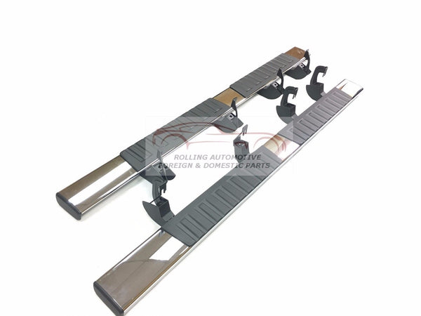 Escalade ESV Yukon XL Suburban Running Boards Step Rails Chrome Set New OEM