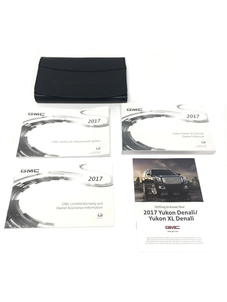 2017 GMC Yukon Denali Owners Manual Booklet w/ Leather Case New OEM