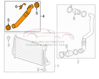 Silverado Sierra Duramax Diesel 6.6 Intercooler Outlet Hose Duct New OEM 11-16