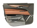 Front LH Driver Side Door Trim Panel Cadillac Escalade Black Suede Kona Leather