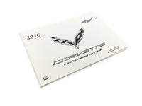 2016 Chevrolet Corvette C7 Infotainment Navigation Manual Booklet Guide New OEM