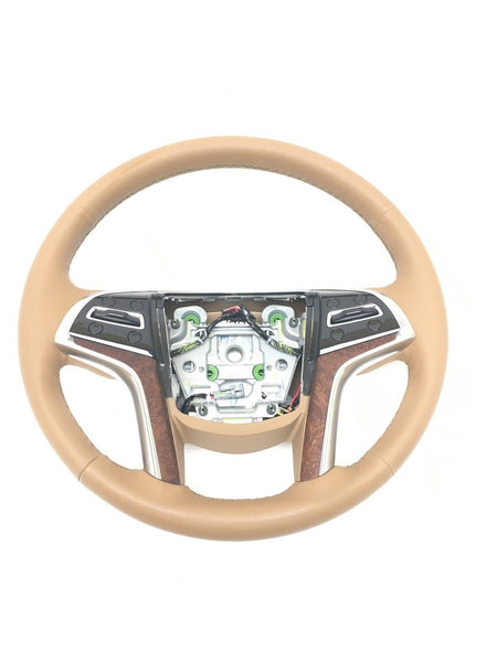 Cadillac Escalade Leather Steering Wheel Choccachino New OEM 2015-2017