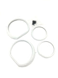 Chevrolet Sonic Tail Light Lamp Brake Light Trim Rings White New OEM Set (4)