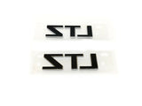 Chevrolet Silverado Tahoe Suburban LTZ Emblem Badge 3D Chrome 2pc New OEM