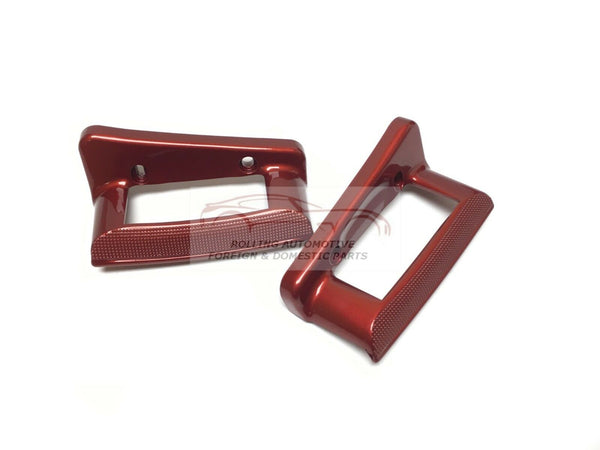Chevrolet Corvette Exterior Outside Door Handles Sunset Orange New OEM Set Pair