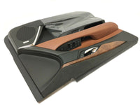 Front LH Driver Side Door Trim Panel Cadillac Escalade Black Suede Kona Leather
