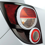 Chevrolet Sonic Tail Light Lamp Brake Light Trim Rings White New OEM Set (4)