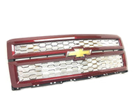 2014 2015 Chevrolet Silverado 1500 Grille Ruby Metallic w/ Chrome Mesh OEM
