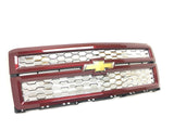 2014 2015 Chevrolet Silverado 1500 Grille Ruby Metallic w/ Chrome Mesh OEM