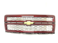 2014 2015 Chevrolet Silverado 1500 Grille Ruby Metallic w/ Chrome Mesh OEM