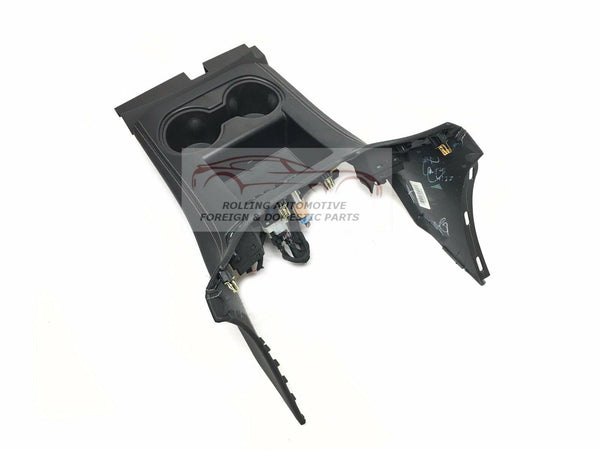 Tahoe Suburban Yukon Denali Center Console Cup Holder Black Leather New OEM